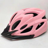 Mountain Bike Helmet Ultra-Breathable Cycling Helmet Integrated Helmet - Pink - Size L59-61CM