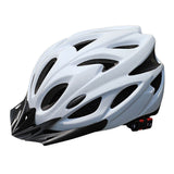 Mountain Bike Helmet Ultra-Breathable Cycling Helmet Integrated Helmet - White - Size L59-61CM
