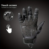 Cycling Gloves All-Round Protection Gloves Durable Cycling Gloves Ergonomic - Black - Size M