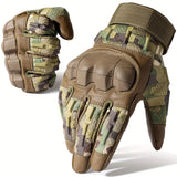 Cycling Gloves All-Round Protection Gloves Durable Cycling Gloves Ergonomic - Camel - Size S