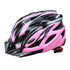 Mountain Bike Helmet Ultra-Breathable Cycling Helmet Integrated Helmet - black and pink - Size L59-61CM