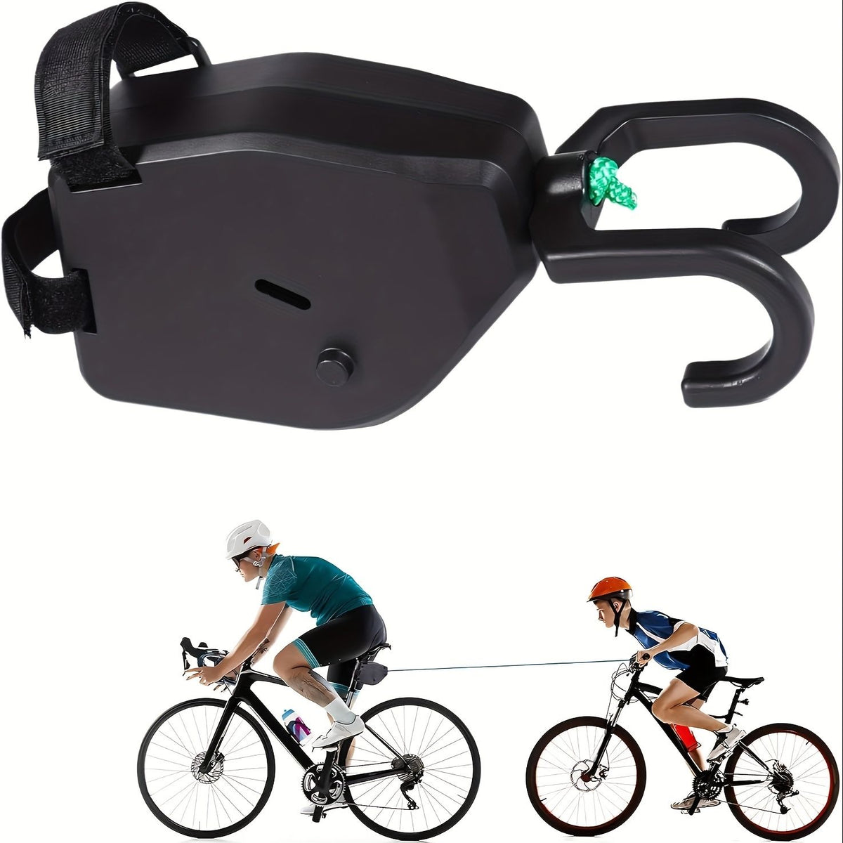 bicycle towing hook, cycling trailer hook, bike tow line, training towing accessory, heavy duty bike hook, Australian cycling gear, eco-friendly bike accessory