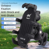 Motorcycle Phone Mount Octopus Fixation Anti-Shock Anti-Shake