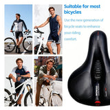 bicycle saddle, comfortable bicycle saddle, high-quality bike parts, granular surface saddle, hollow-out design saddle, high elasticity support saddle