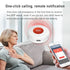 elderly emergency button, SOS medical alarm, wireless emergency system, remote notification, one-click call, senior safety device, care alert button, fall detection alternative, GPS medical alert, personal emergency response system - White - Size 2PCS