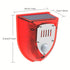solar animal repellent, solar powered animal deterrent, dog barking sound repellent, gun shot sound repellent, wild boar repellent Australia, pest control for garden, farm animal deterrent, solar pest repeller - Red - Size 定时款