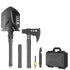 multifunctional entrenching shovel, axe set, outdoor camping, folding shovel, vehicle mounted tool, emergency kit, Australian outback, hiking tool, digging axe, bushcraft gear - Black - Size 4SD14-26J