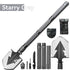 multifunctional military shovel, outdoor folding shovel, survival gear, heavy-duty spade, camping tool, hiking shovel, Australian outdoor gear, detachable shovel, emergency tool - Gray - Size 78CM