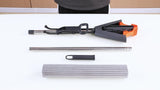 Black self-wringing sponge mop, Australian household mop, floor cleaning tool, comfortable mop, durable sponge mop, spill cleaning, timber floor mop