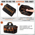 Tool Bag Heavy-Duty Tool Storage Multiple Compartments Durable Tool Bag - Black - Size regular