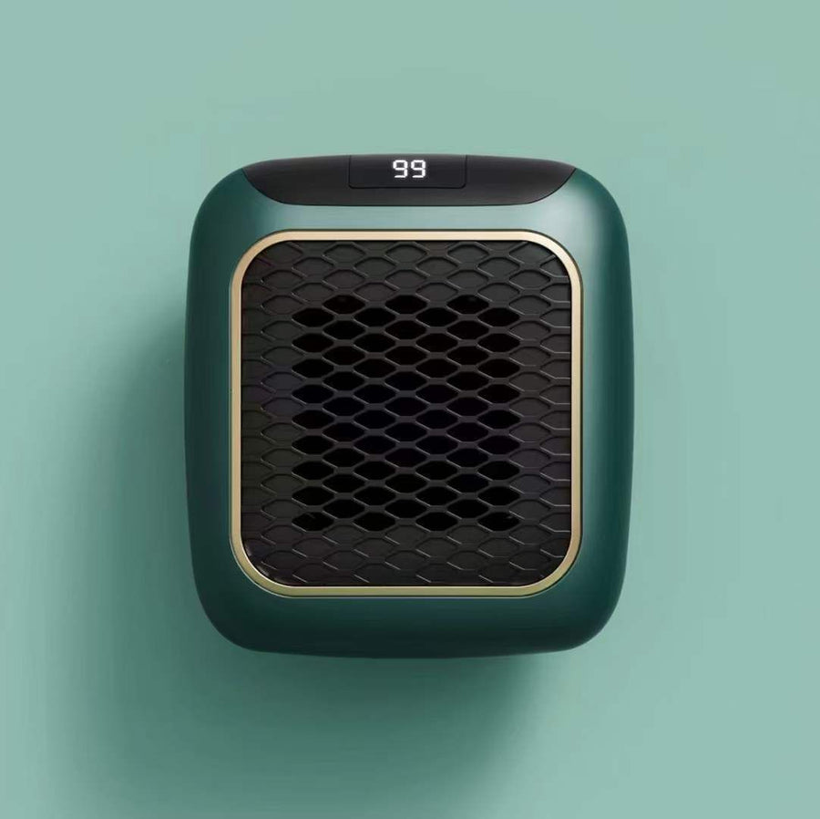 Wall-Mounted Heater Mini Electric Heater Office Heater Home Heater Fast Heating - Green - Size Australian standard