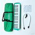 32-key melodica, 37-key melodica, student melodica, beginner melodica, musical instrument, music education, portable instrument, Australian students, classroom music - Green - Size 37