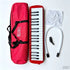 32-key melodica, 37-key melodica, student melodica, beginner melodica, musical instrument, music education, portable instrument, Australian students, classroom music - Red - Size 37