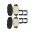 ceramic front brake pads, Hyundai Kia 2011-2025, ceramic brake pads Australia, Hyundai brake pads, Kia brake pads, car brake upgrade, automotive brake parts - OEM:58101-1HA02 - Size OEM:58101-M0A10