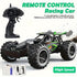 2.4G remote control car, high-speed off-road car, remote control toy for kids, four-wheel drive car, RC car with lights, outdoor toy Australia, gift for kids - Black - Size Dual-batteries