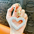 red heart keychain, hollowed-out clay keychain, full diamond keychain, car key accessory, women&