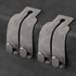 Car Headrest Hook, Car Hook for Wallet & Bag, Car Wallet Hook (Grey - Pack of 2)