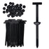 100 Pcs Nylon Universal Cable Buckle for Car - Self-Locking & Easy Installation Zipper Clamp Pin & Button Design - UV Resistant Zipper Tie Tie for Quick and Easy Car Everyday Repair