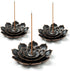  3 Pack Brass Lotus Incense Holder, Incense Sticks Burner, Incense Ash Catcher