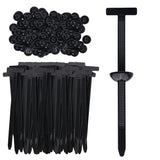 200 Pcs Nylon Universal Cable Buckle for Car - Self-Locking & Easy Installation Zipper Clamp Pin & Button Design - UV Resistant Zipper Tie Tie for Quick and Easy Car Everyday Repair