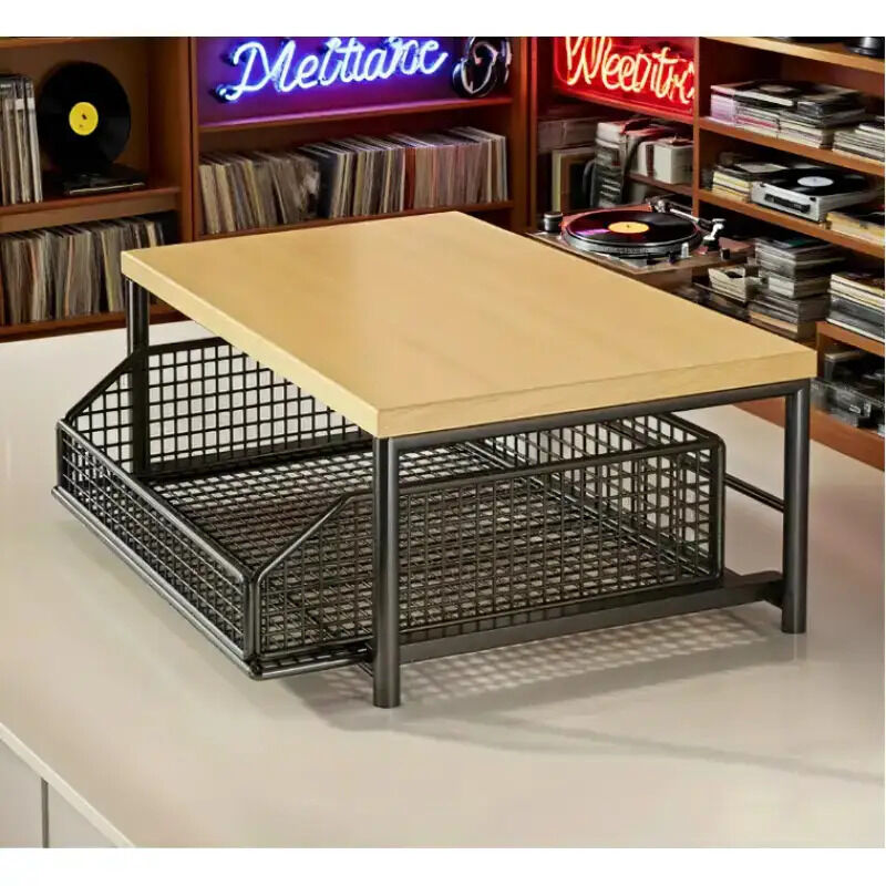 Modern Kitchen Microwave Shelf with Drawer: Sturdy and solid structure, designed to save counter space for storing appliances, utensils, dishes, and household items. Minimalist design suitable for 1000+ scenarios, BLACK