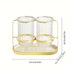  Luxury gold  Luxury Wall-Mounted Cutlery Holder, Household Knife Fork Spoon Organizer, New Kitchen Utensil Drainer and Chopstick Container, Tableware Storage Rack