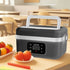 Electric Heating Insulated Lunch Box | 304 Stainless Steel Portable Insulated Storage Container, Suitable for Office, Camping, Picnics | Compact Insulated Food Container with Charging Function, No Water Needed(black)