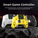 Smart Game Controller 2.5D HD Screen Purple Kirin Joystick Heart Rate - Yellow - Size 1PCS