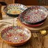 Ceramic Dinner Plates 4-Piece Set Unique Design High-Quality Ceramic Versatile - Multi - Size Pack of 4 pieces