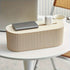 One Lidded Cable Management Box — Suitable for Desk and TV Cables, Perfect for Home Office, Gaming Setups, and Living Room Storage | Power Strip Organizer, Neat Appearance, Efficient Compartment Design （Light khaki）