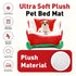 Christmas sled cat bed and dog house-winter warm pet bed, detachable and washable, without assembly, comfortable/outdoor pet sofa, suitable for cats and small dogs, snow house design.