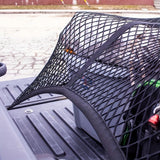 High-elasticity truck bed net, cargo net for pickup truck bed, stretchable mesh organizer for pickup truck trunk bed, suitable for daily light loads in trucks
