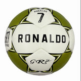 A local gold color matching size5 football, PU fitting material, Christmas Boxing Day gift, including pump+air needle+net bag set,soccer