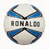 A blue windmill size5 football, PU fit material, wear-resistant and explosion-proof, including pump+air needle+net bag, Christmas Boxing Day gift,soccer