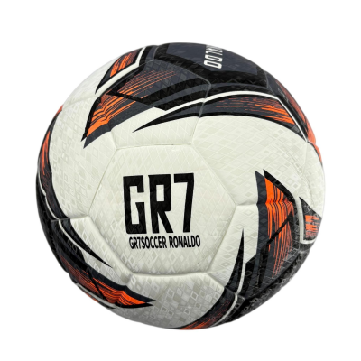 5th football match training gift hot-blooded youth PU fitting material wear-resistant explosion-proof Christmas Boxing Day (including air needle net bag pump)soccer