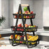Heavy-Duty Metal Fruit Storage Basket (3-Layer Removable Divider) – Space-Saving Organizer for Kitchen, Refrigerator, Pantry & Dining Table – Sturdy Rectangular Design, Modern Kitchenware | Durable Structure