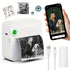 (White）Inkless Sticker Printer Mini Thermal Printer with Roll Thermal Paper, Wireless Pocket Printer, Smart Portable Receipt Printer for Photos, Diaries, Notes, and Preparation Work.