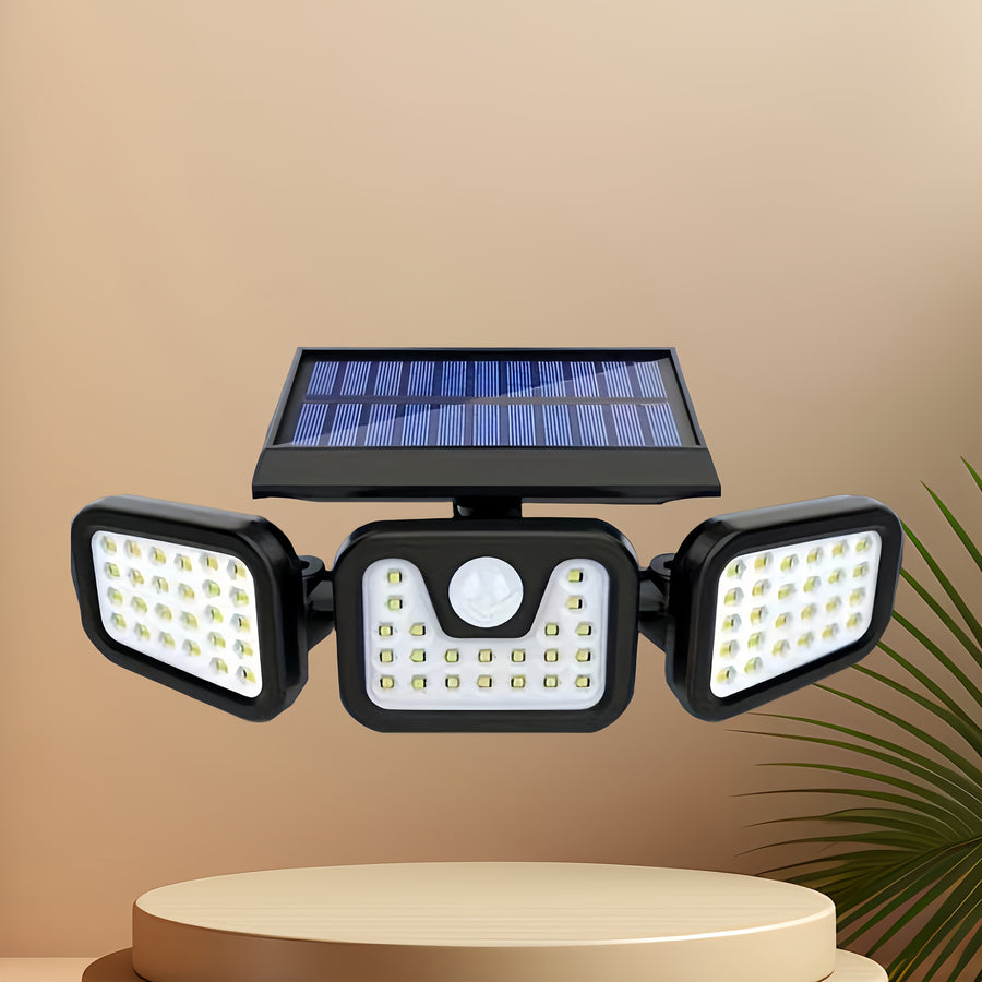 74 LED Solar Motion Sensor Light, 3 Brightness Modes Outdoor Wall Light, Suitable for Front Door, Yard, Garage, Patio