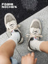 Bread Shoes Chunky Sneakers Casual Sneakers Australia Height Increasing Shoes - Khaki - Size 8(AU8/EU39)