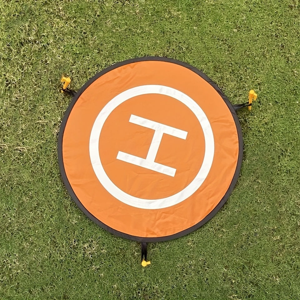 **Drone Quick-Fold Landing Pad + UV-Resistant Storage Bag Combo | Dual-Sided Takeoff/Landing, UV Protection & Shockproof, Ready-to-Go for Outdoor Aerial Photography, a Lightweight Protection System Designed for Pilots**（Yellow)）