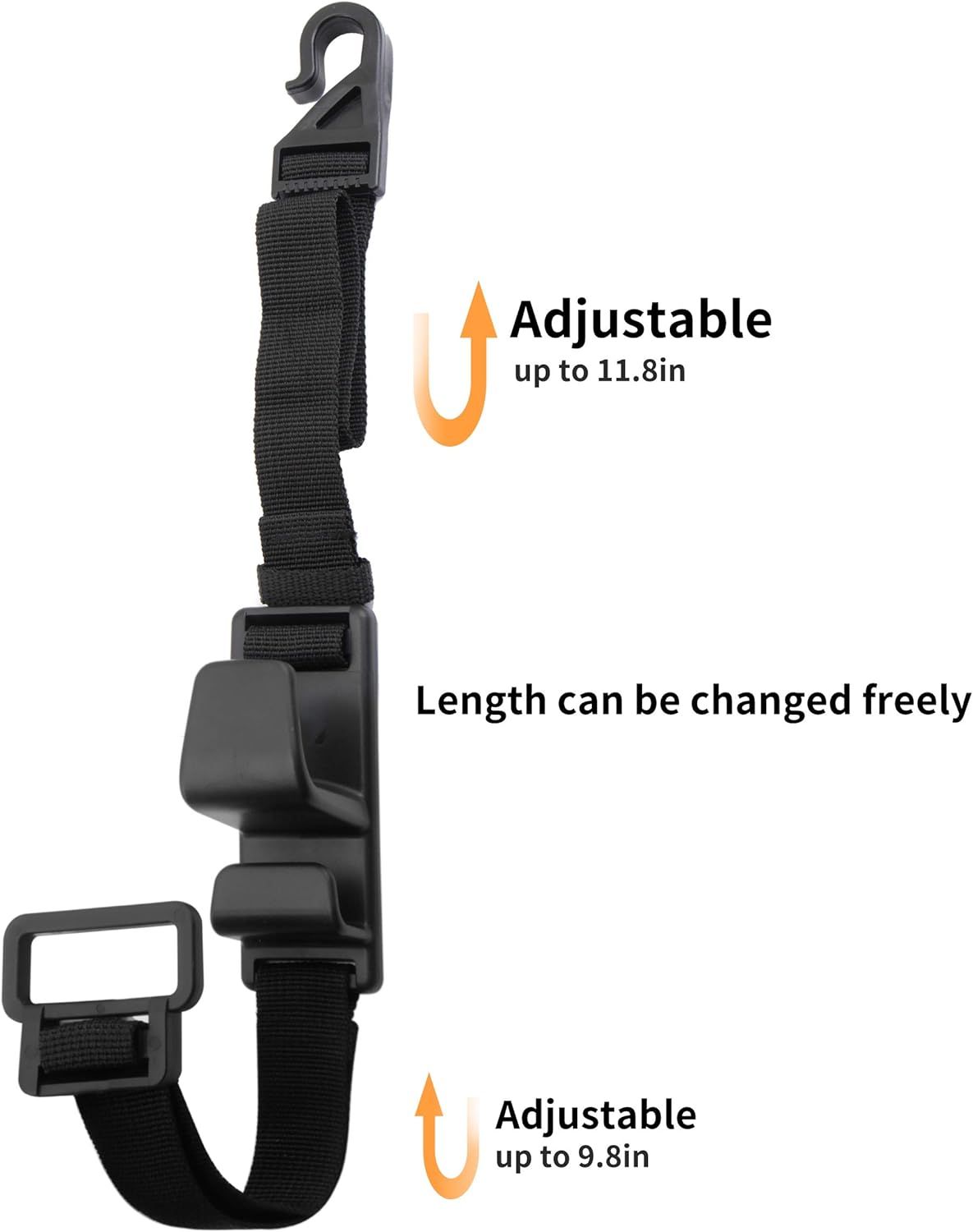 2-Pack Headrest Hooks for Car Universal Interior Auto Vehicle Back Front Seat Hanger Holder Organizer for Handbags Purses Coats