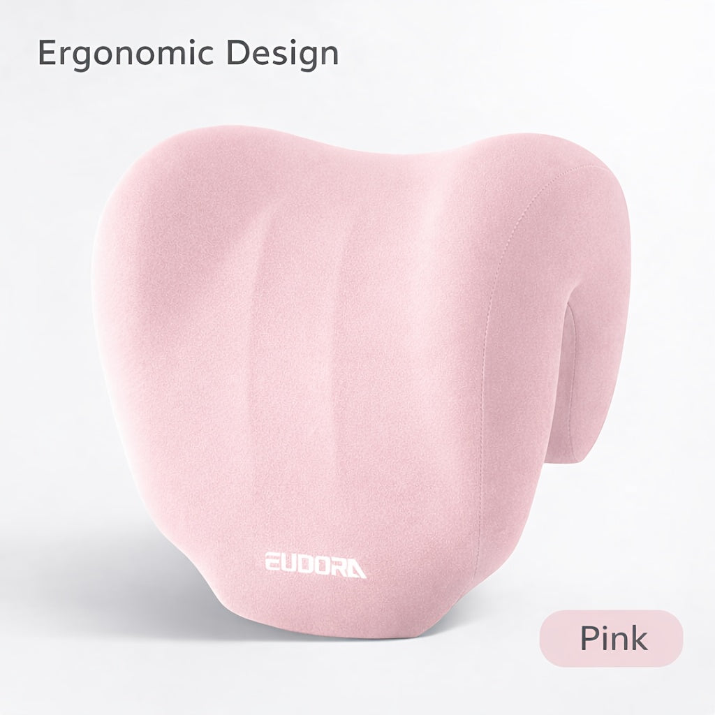 Ergonomic Multi-functional Nap Pillow - Desk Rest Pillow with Neck/Side Support, Memory Foam Cushion for Office, Home & Travel(PINK)