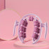 Pink 3D Water-Drop & 26-Wheel Yoga Massage Roller: Deep Muscle Relaxation and Body Shaping in One Portable Tool