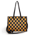 Fashionable checkered large-capacity tote bag, versatile single-shoulder and hand-held bag for women, suitable for commuting, shopping and casual occasions.