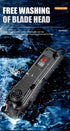 electric hair clipper two-piece set features a trendy and convenient design to meet the needs of family haircuts.   It is safe and easy to operate, providing powerful and precise trimming for styling, beard and sideburns care.   It can easily create an el