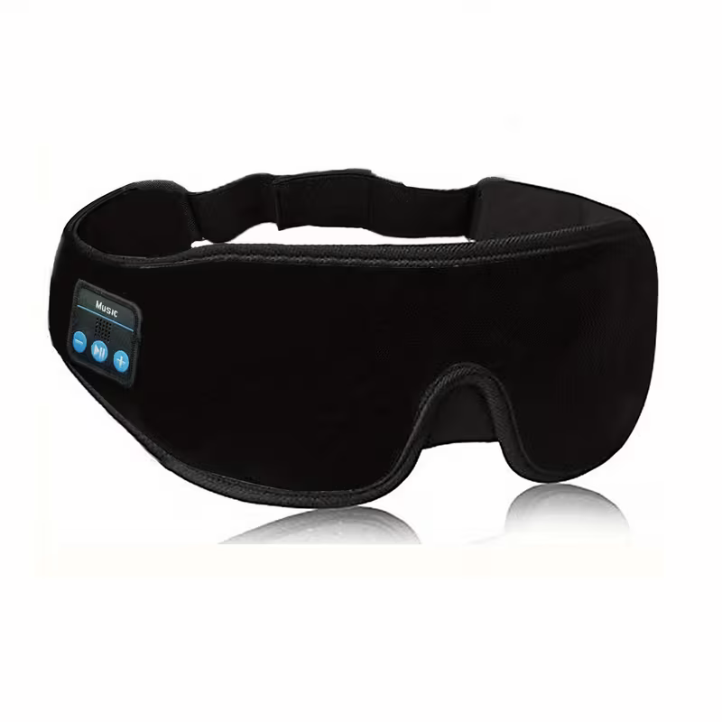 1 3D wireless sleep mask with 5.2BT headphones, the best sleep mask, Type-C charging cable built-in, wireless music eye mask, suitable for both men and women, wireless sleep mask, sleep eye mask, travel sleep aid, portable sleep solution, soft ear pads, l