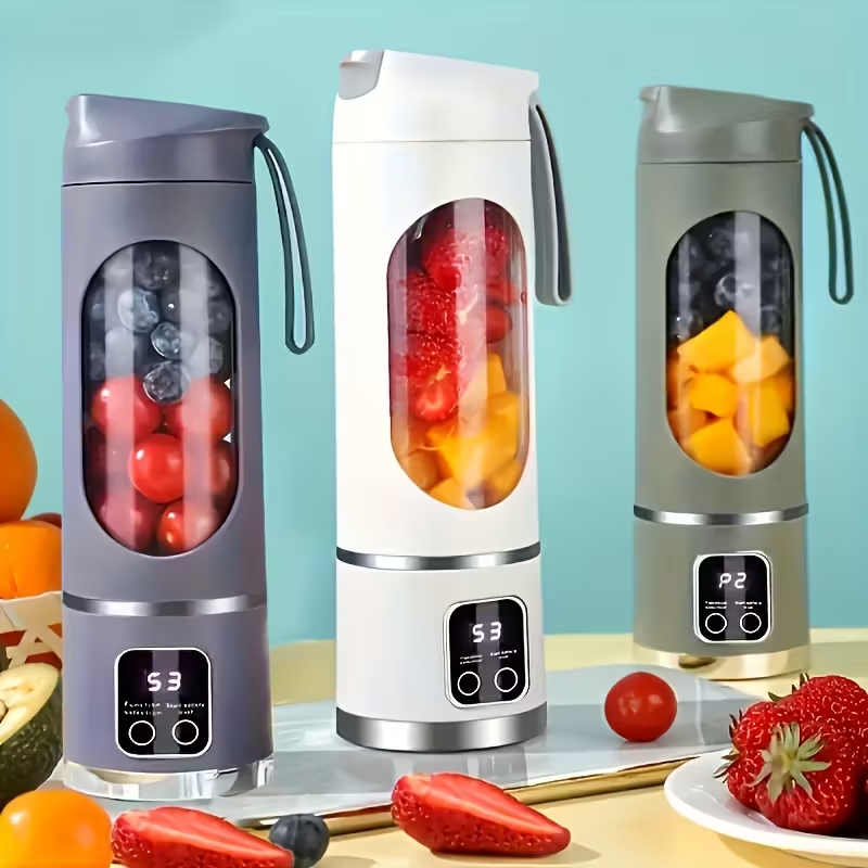 Portable USB charging blender and juicer - Easy to clean, suitable for fruit and vegetable drinks, smoothies - Capacity ranges from 10.14 ounces to 16.91 ounces
