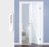 Magnetic Screen Door Self-Sealing Mesh Curtain Heavy-Duty Screen Door Insect - White - Size 100-210cm