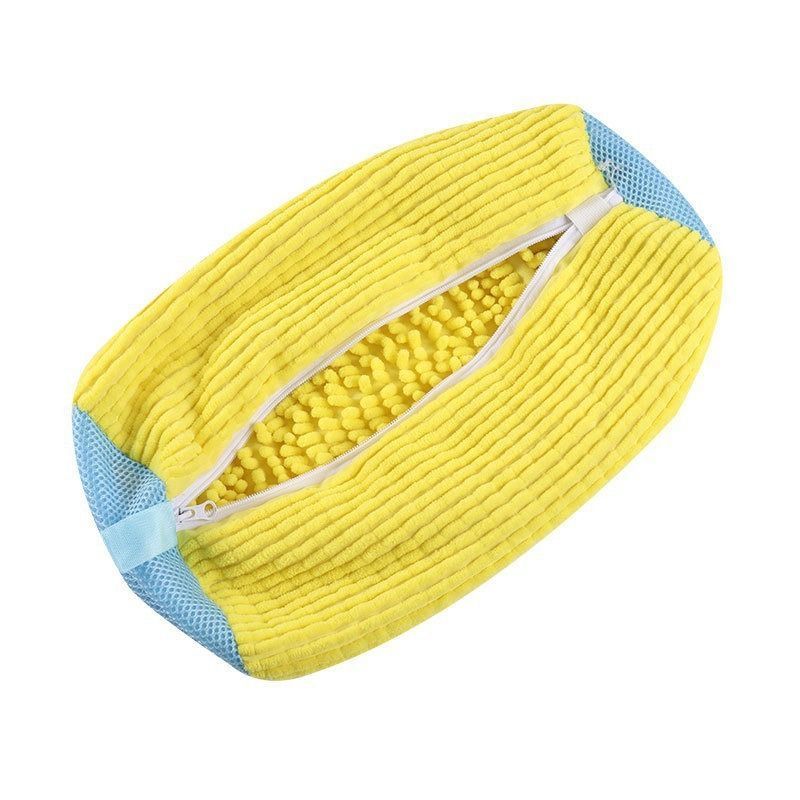 Shoe Washing Machine Bag Durable Shoe Bag Shoe Cleaning Accessory Sneakers - Yellow - Size 001