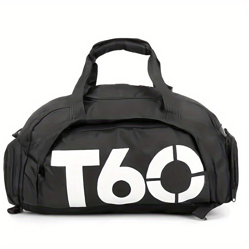 Travel Duffel Bag T60 Duffel Durable Travel Bag Stylish Gym Bag Weekend Bag - black and white - Size 50-30-28CM